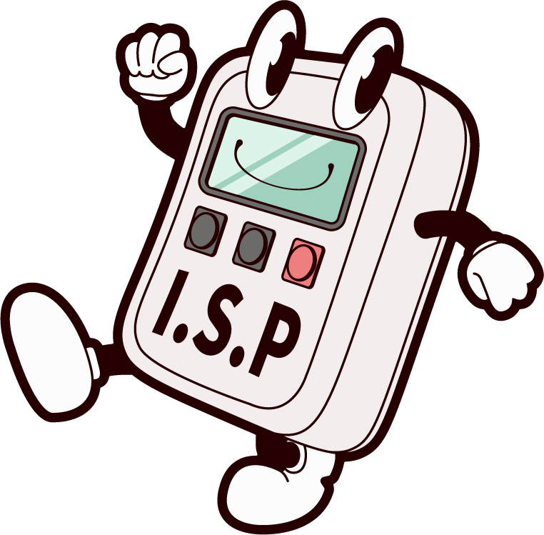製品キャラクター I.S.Pくん